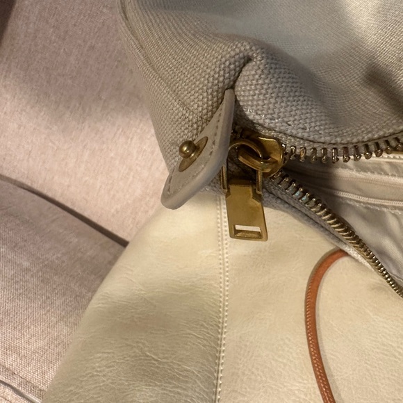 Antik Kraft Cream Tote with Tan Handles - Picture 7 of 11